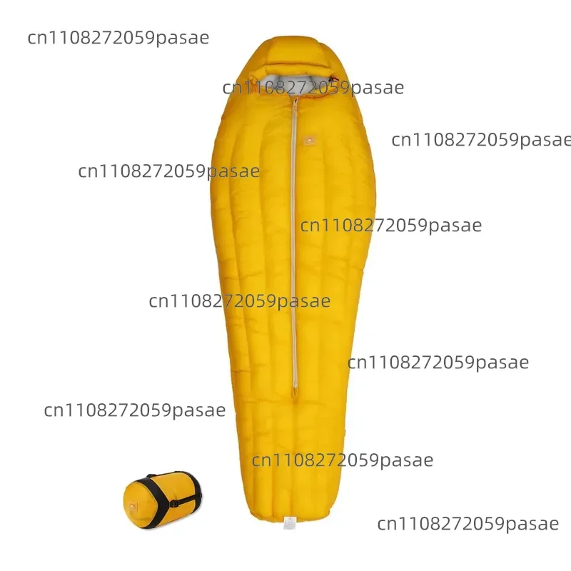 High-quality Ultra-light Mummy-style Winter Sleeping Bag, Duck Down Filled, Waterproof Nylon, Suitable For Outdoor Camping