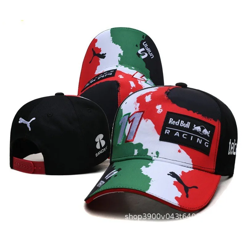 ريد بول 2025 نمط جديد قبعة بيسبول صلبة للسيارات، F1، فريق، دراجة نارية، قبعة بواقٍ للشمس مطرزة، عصرية، للتصدير Tra