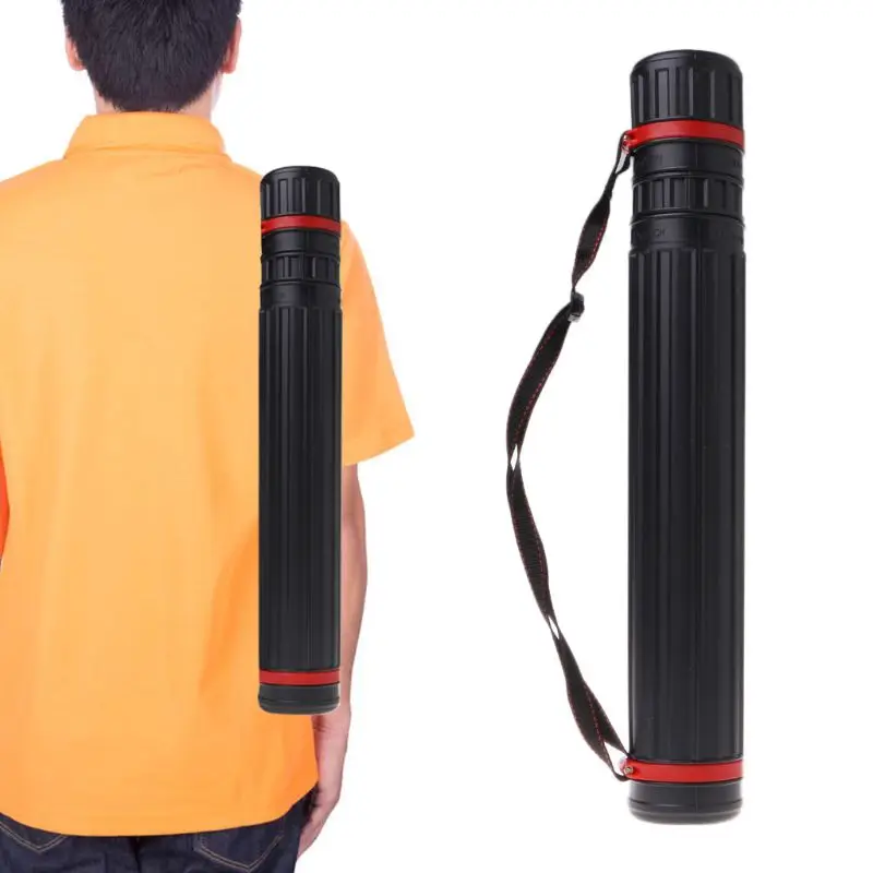 Telescopic Document Storage Tube Flexible Outdoor Drawing Portable for Case