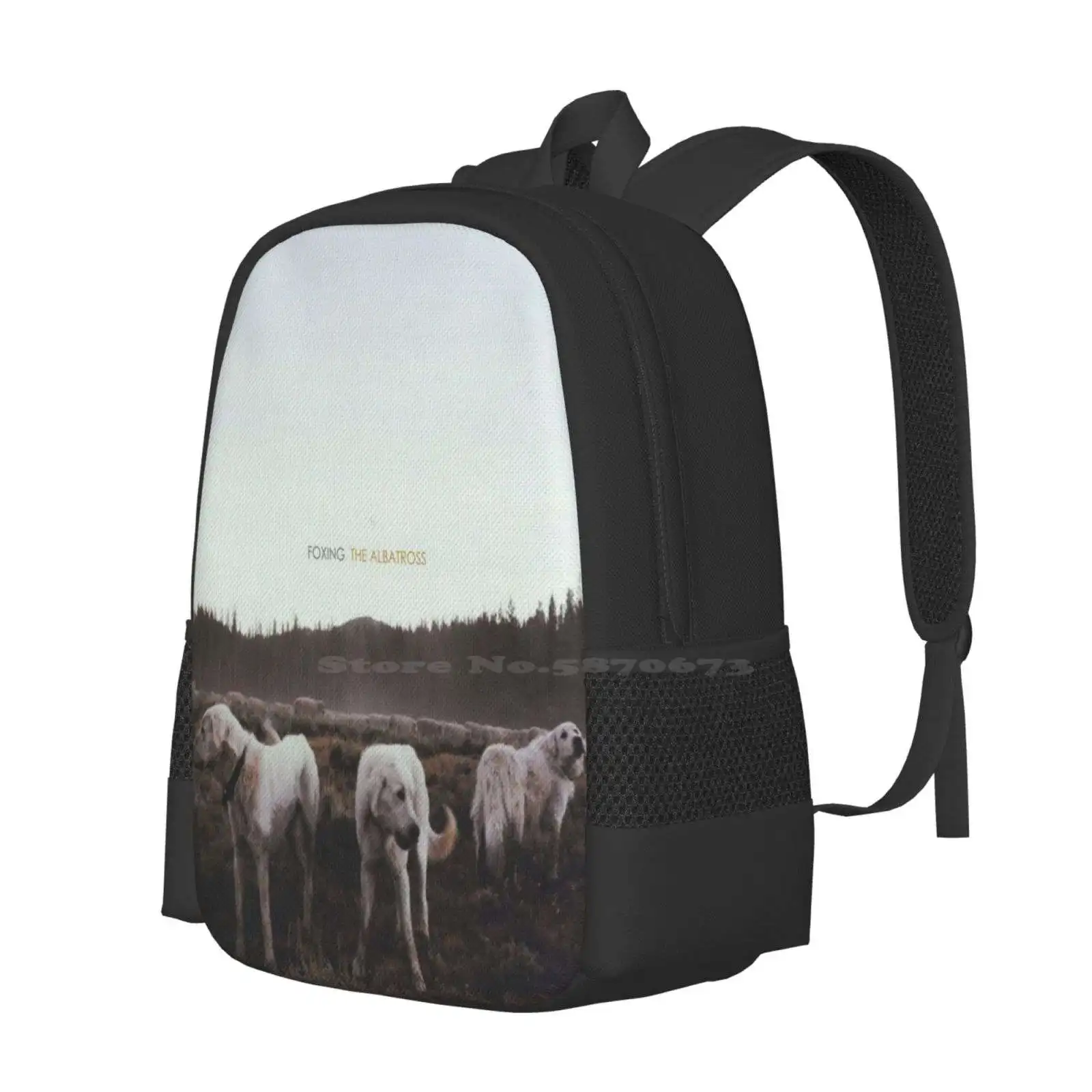 Foxing - The Albatross Hot Sale Schoolbag Backpack Fashion Bags Foxing The Albatross 2013 Midwest Emo Alternative Indie