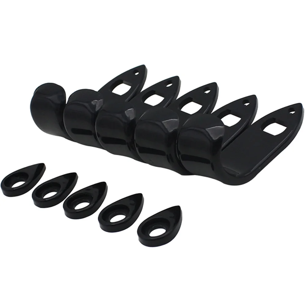 

10Pcs Saxophone Thumb Support ABS Plastic Finger Rest Cushion Durable Protector for Playing Standing Walking Saxophone Accessory