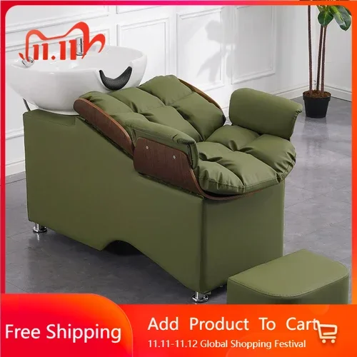 

Display Salon Chairs Stylist Basin Shower Soft Bag Italian Light Luxury Chair Living Room Women Headspace Trendy Furniture