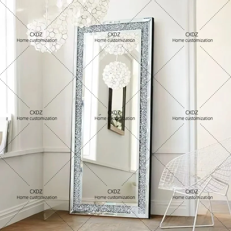 XX fashion full-length mirror wall hanging mobile floor simple and modern