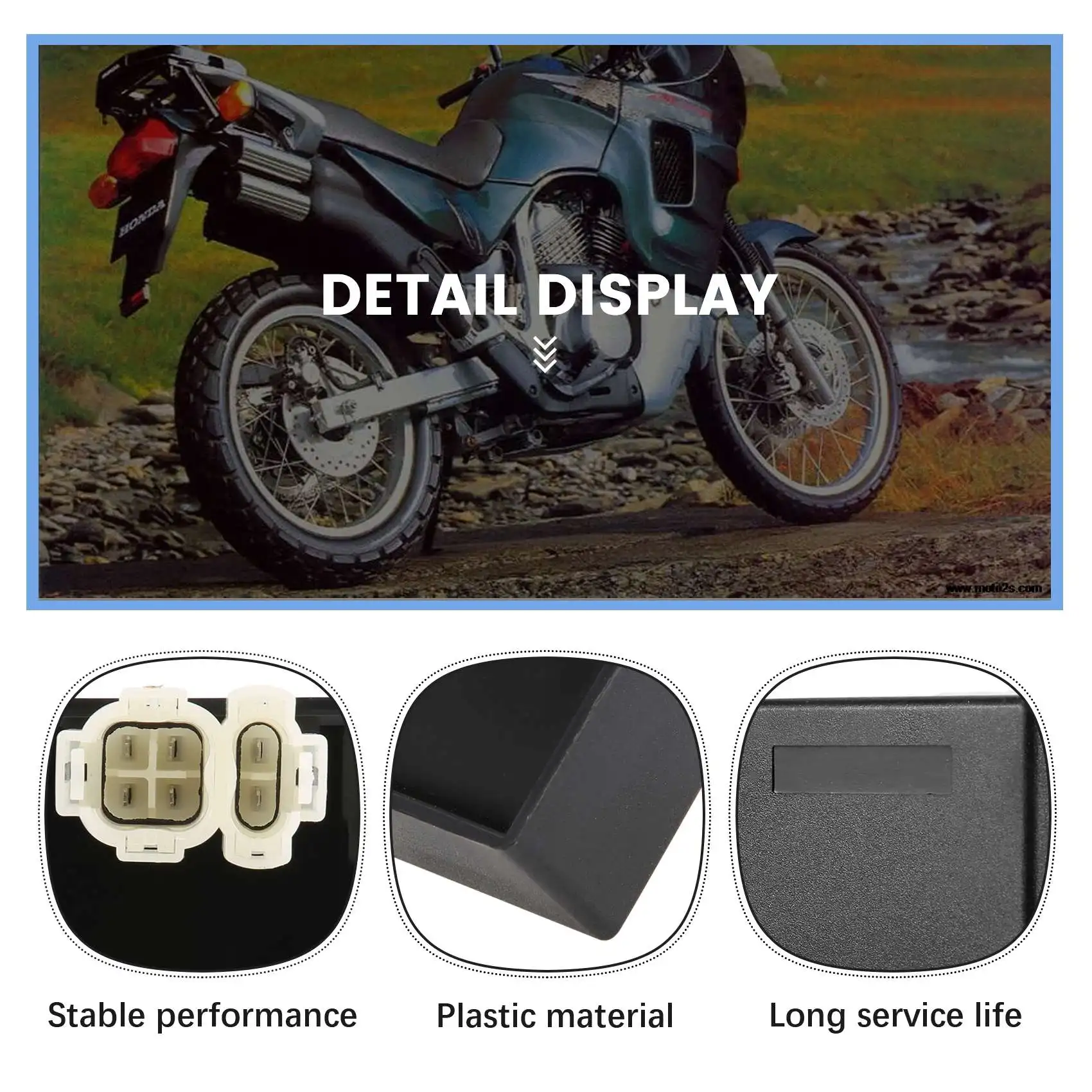 

A65P-2PCS CDI Ignition Box For Honda XL 600 V XL600V Transalp PD06 MS8 CI558 30410-MS8-610 30410-MM9-830