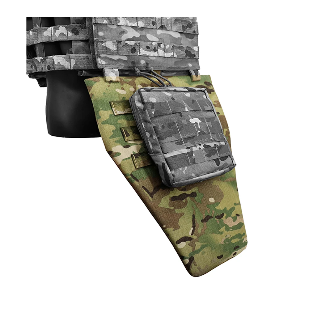 Outdoor Tactical Vest Hanging type lower Hanging Plate Protective Plate 500D imported fabric