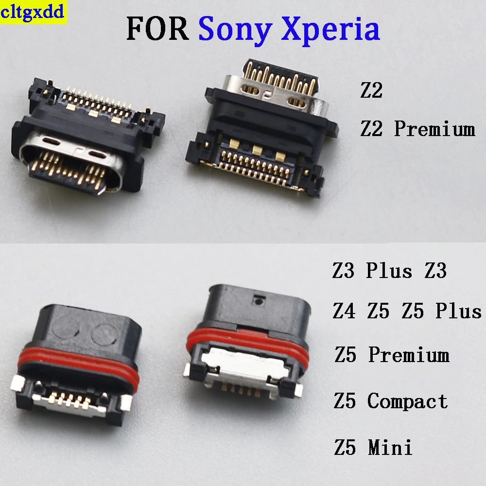 cltgxdd 1piece Type-C connector charging port suitable for Sony Xperia XZ1 XZ2 compact advanced XZ3 USB charger charging port