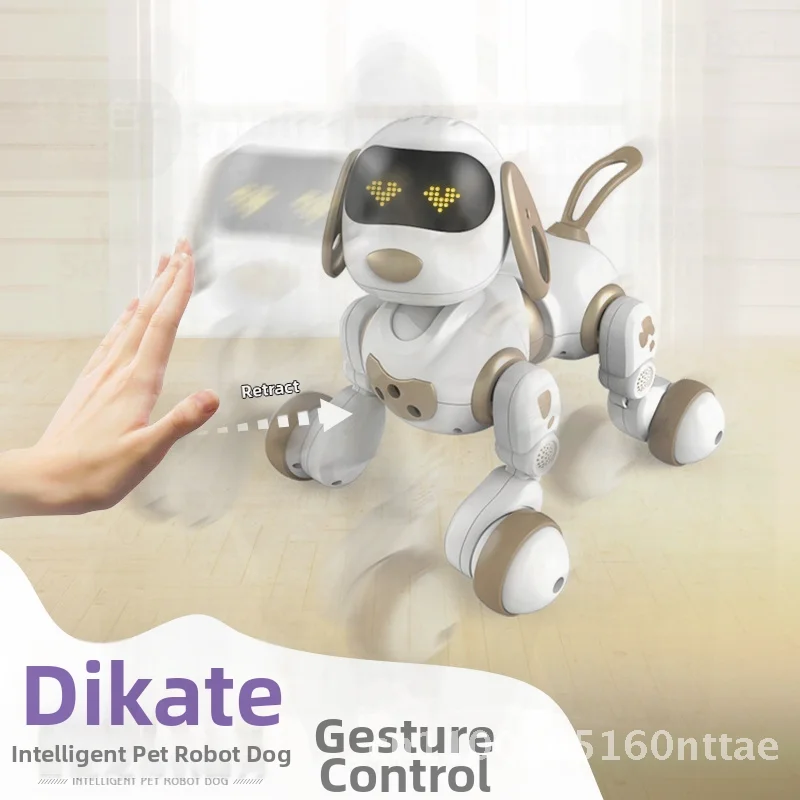 Yingjia 18011 ذكي برمجة روبوت الكلب التحكم عن بعد الموسيقى الكهربائية لعبة الرقص للأطفال التعليم المبكر هدية #3