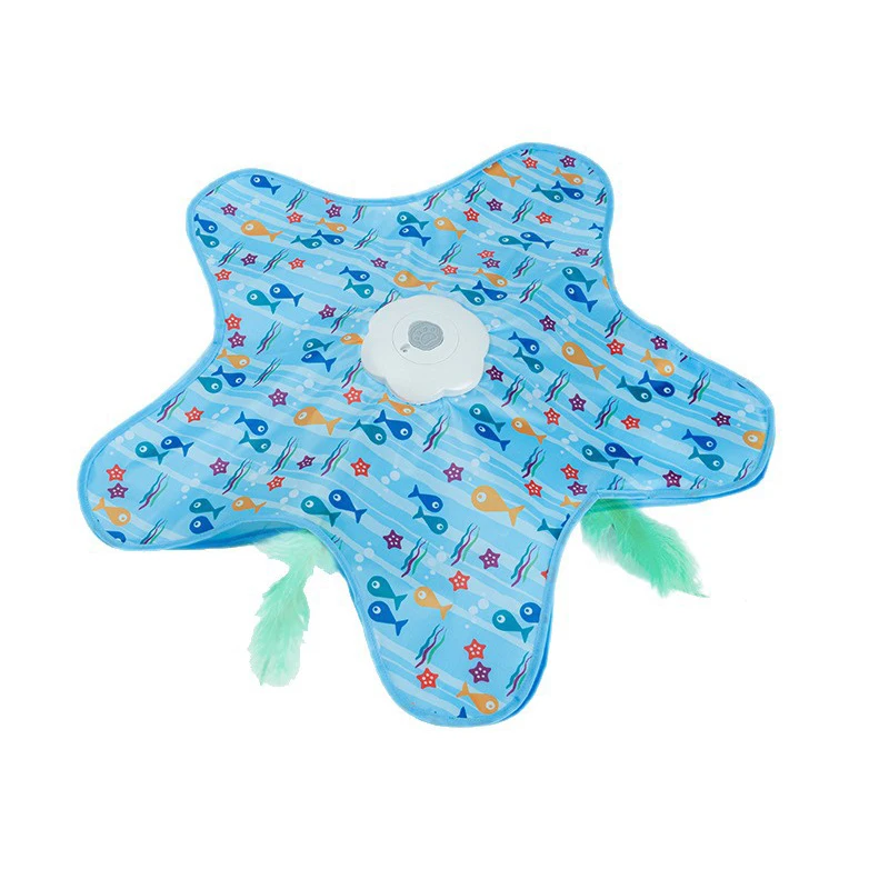 Yun Eco-friendly Plastic Shaped Pentagonal Hunting Toy Cover for Cats-Self-entertainment Hiding Pet Supplies