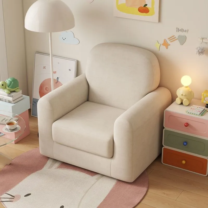 Multi-compartment sofa for women's bedrooms, art small sofa