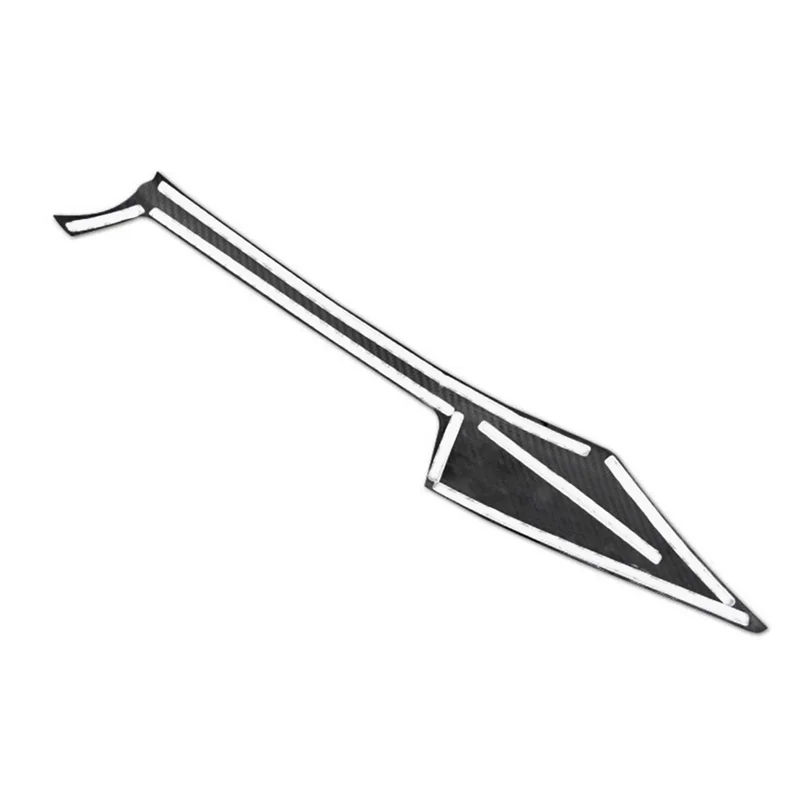 Imagem -04 - Capa do Painel do Carro Adesivos para Bmw Decoração de Interiores Guarnição do Quadro Rhd Fibra de Carbono Real Bmw Série gt F30 F32 F34