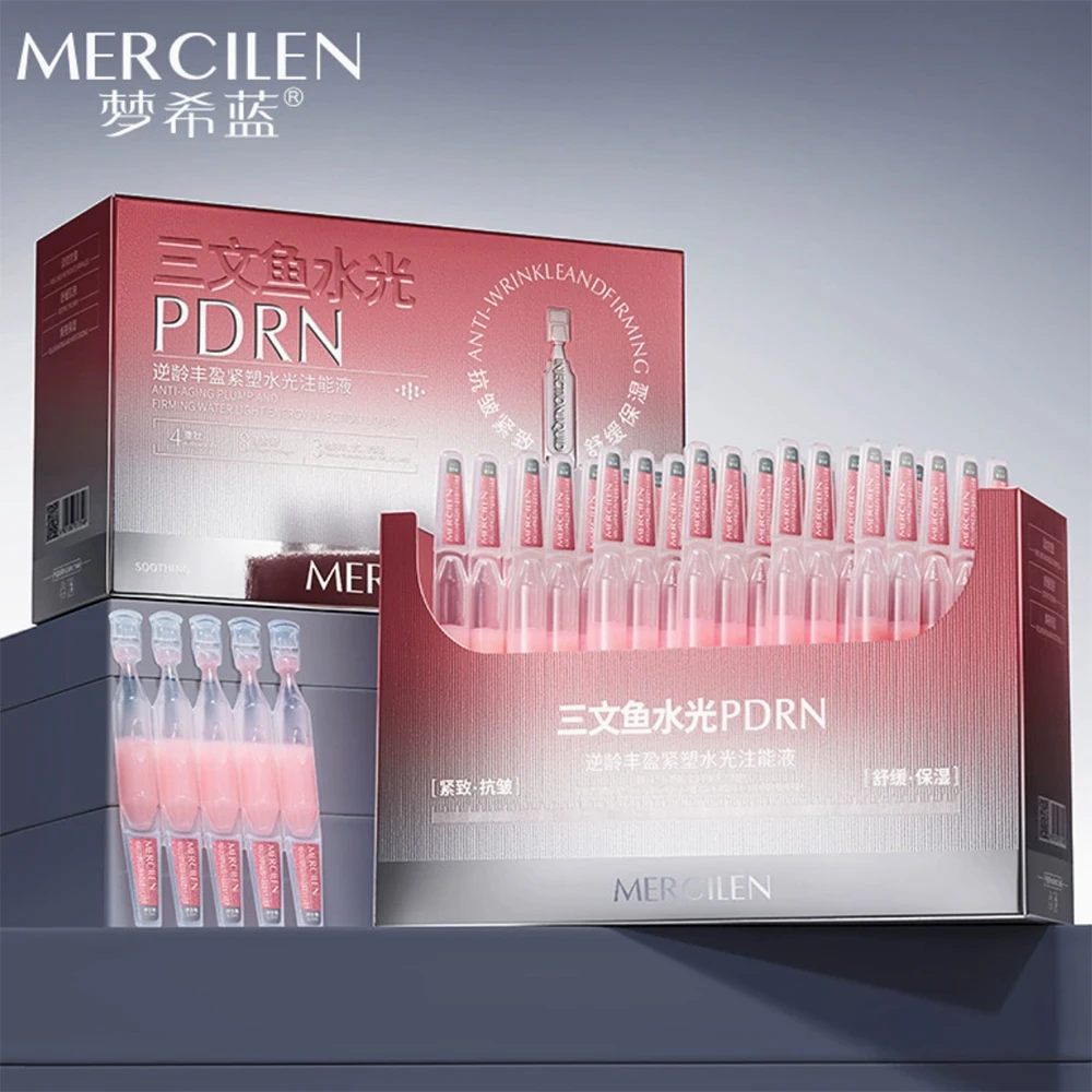 30Pcs Salmon PDRN Energy Injection Revitalizes Collagen Essence Plumping Tightening Hydrating Energizing Face Serum Skincare