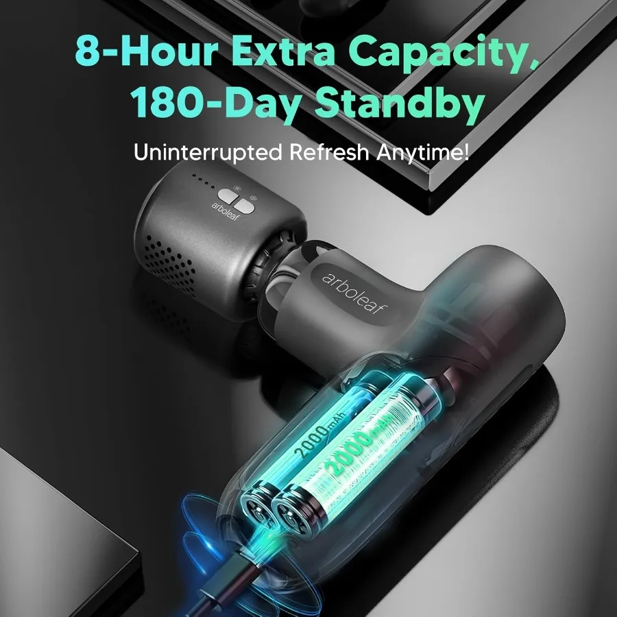 مسدس تدليك ثيرماكول صغير لتخفيف آلام الظهر: علاج قرع ساخن وبارد مع تصميم ساخن للسفر كتلة محمولة هادئة #6