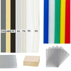 120 Pcs Plastic Welding Rods ABS PP PU PE PA PC TPO Welder Wire Mesh Tape Sponge Set For Soldering Equipment Accessories