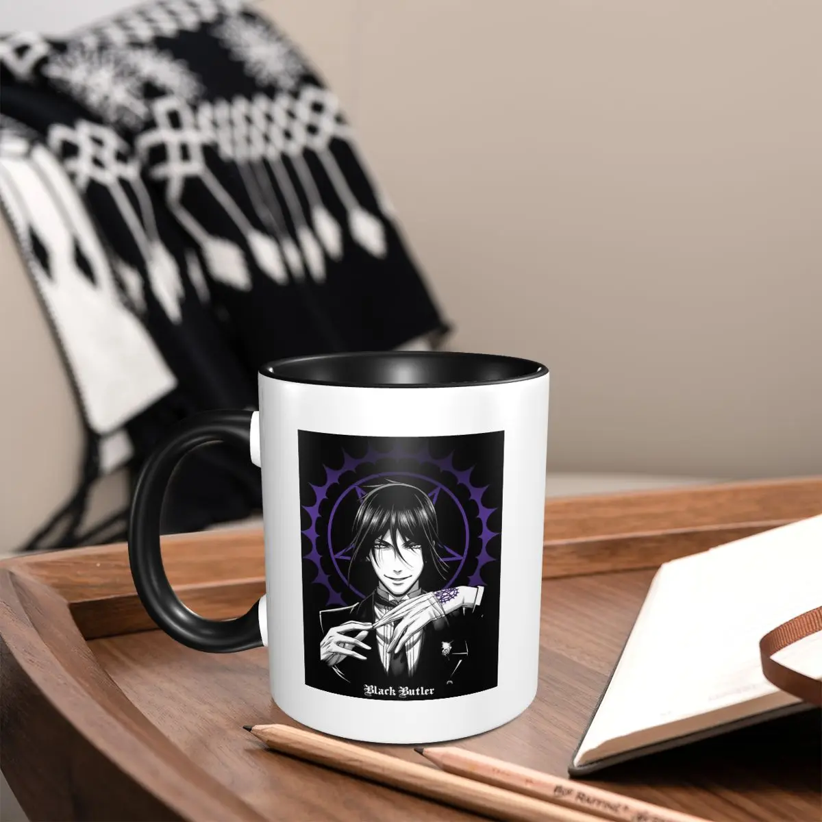 

Black Butler Anime Mug Funny Ceramic Coffee Cups Tea Mugs Milk Cup Drinkware Gift for Friends