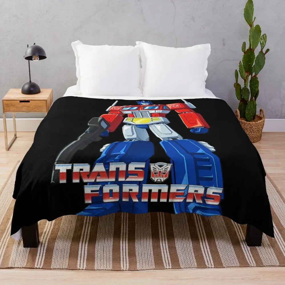 Optimus prime GEN ONE Throw Blanket Plaid Luxury Blankets