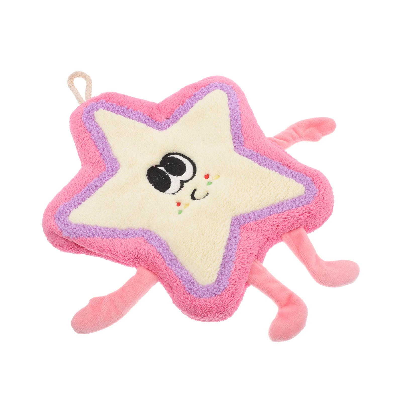 

1PCS Hand Towel Absorbent Quick Dry Thick Shaped Hanging Bathroom Kitchen RV Travel Portable Cartoon
