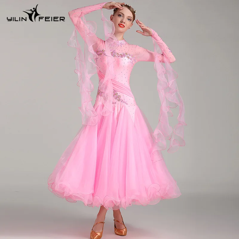 2024 NEW Ballroom Competition Dance Dress Modern Waltz Tango Standard Dress 7002 dance costumes