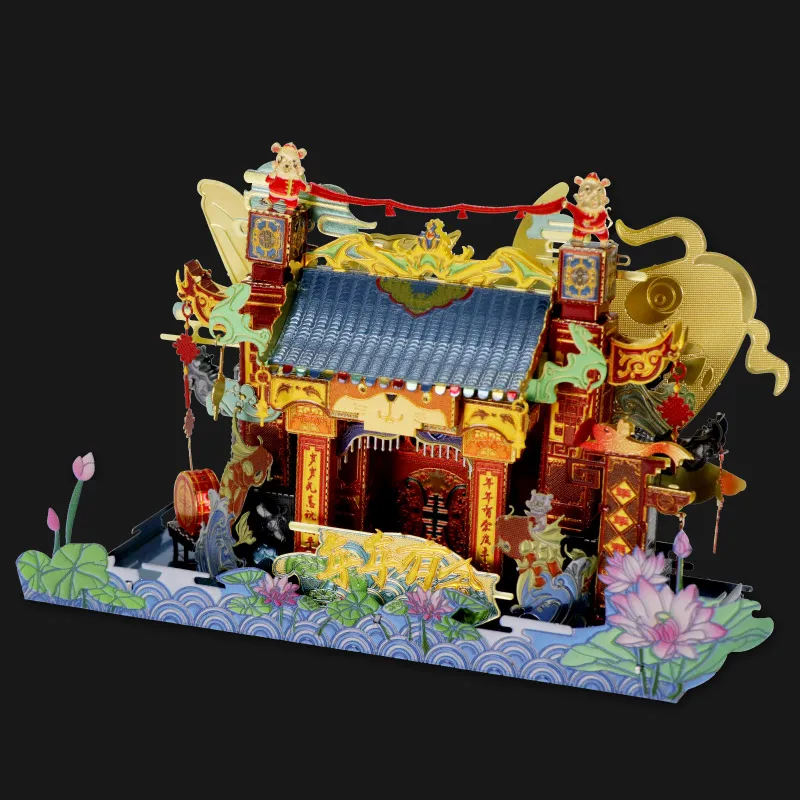 

3D трехмерная головоломка-головоломка, крутая металлическая сборная модель, сделай сам, ручная работа, новогодний подарок