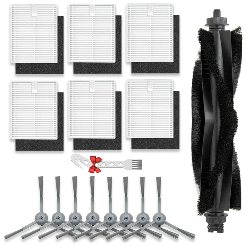 Piezas de repuesto para Robot aspirador Eufy L60/ L60 SES/ L50/ L50 SES, Cepillo Lateral principal, filtro Hepa