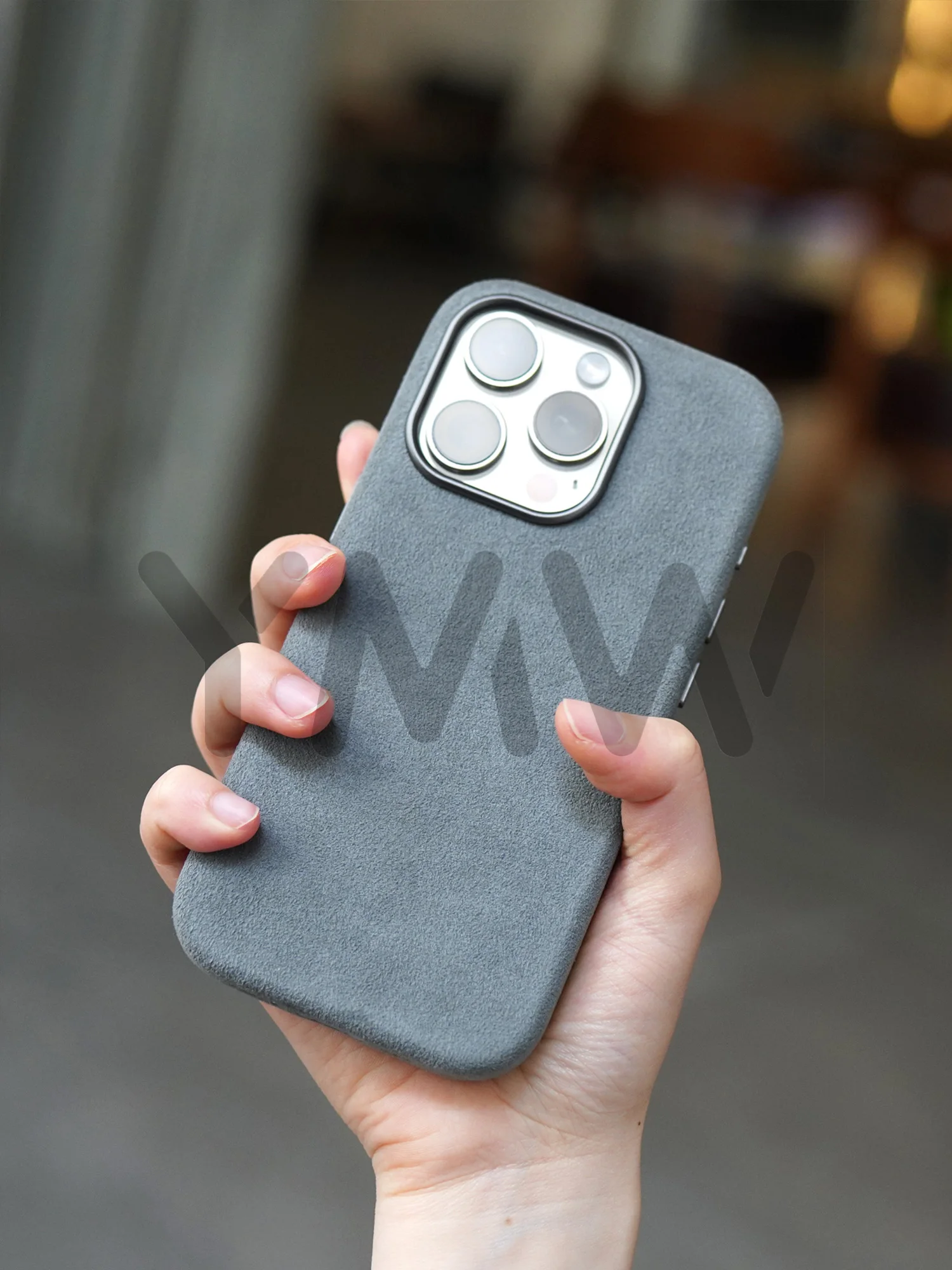 Full for Alcantara Case for iPhone 18 17 16 Pro Max 15 Compatible with MagSafe Luxury Suede Leather Supercar Phone Cases
