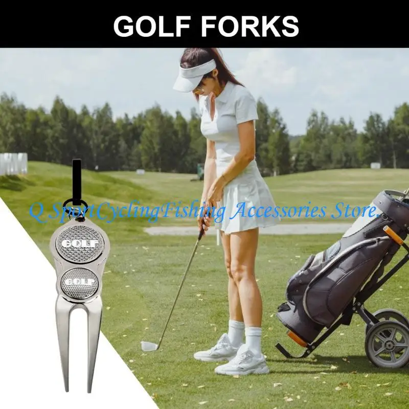 31KC Golfs Divot Tool Golfs Fork Green Repair Tool Golfs Mark