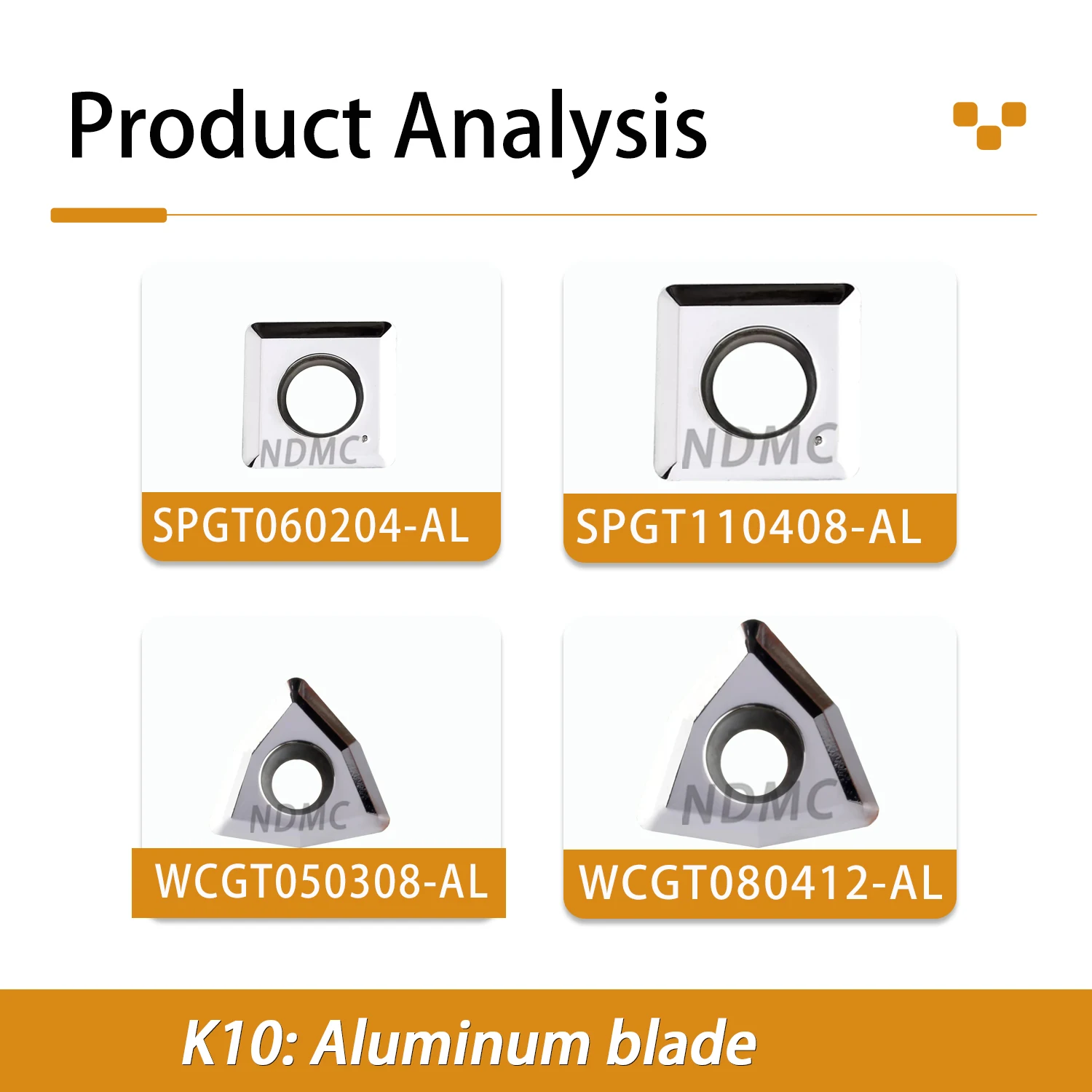 مخرطة CNC SPGT06/07/09/110408-AL WCGT05/06/080412-AL K10 مخرطة شفرة الألومنيوم بالقطع أداة U-الحفر سلسلة أداة قطع الألومنيوم