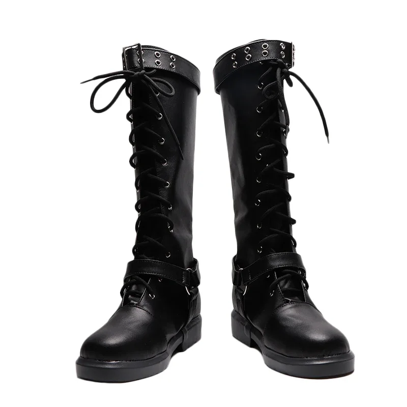 Gioco Anime Stivali Cosplay Persona 5 Futaba Sakura Scarpe Halloween Aksesori Dibuat Sesuai Pesanan