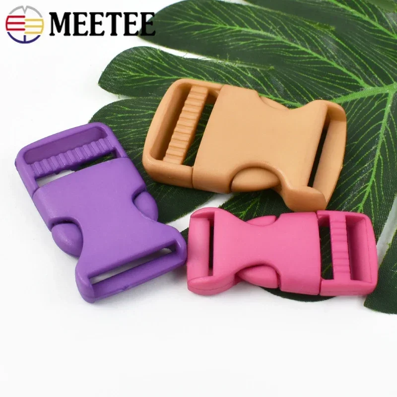 10/20Pcs 15/20/25/30mm Plastic Backpack Buckle Release Closure Clasp Webbing Strap Side Quick Clip Hook Adjuster DIY Accessories