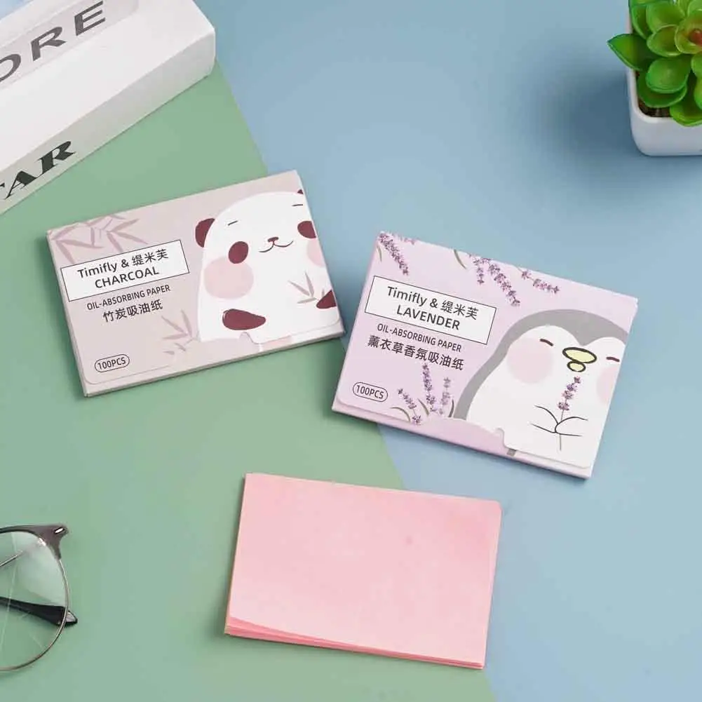 Facial Absorbent Paper Matte Face Wipes Oil Control Oil Beauty Blotting Makeup Face Face Tools Oil-absorbing Paper Cleaning C1H4