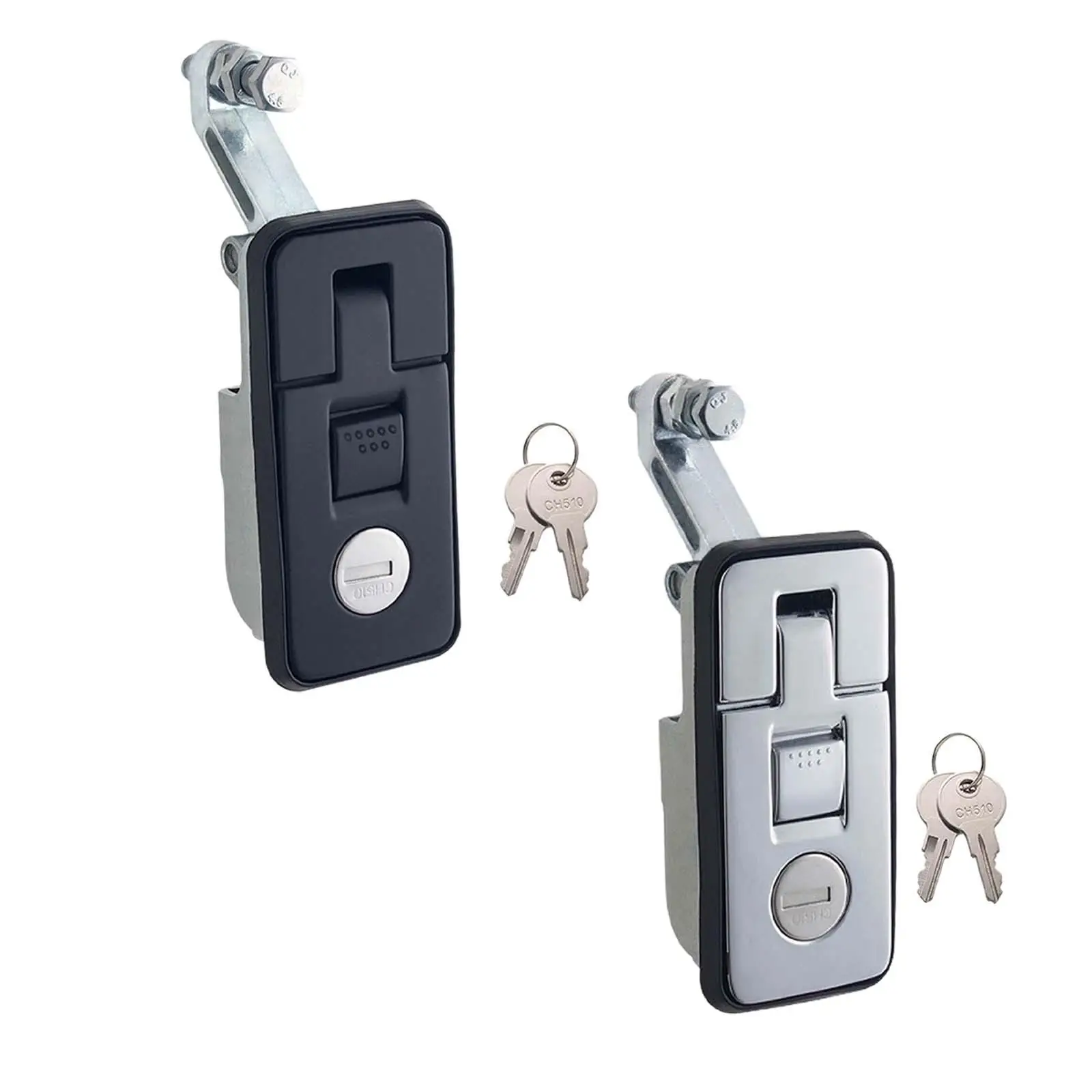 Adjustable Compression Latch Lock Flush Mount Trigger Heavy Duty for Trailer Latch RV Truck Boat Toolbox