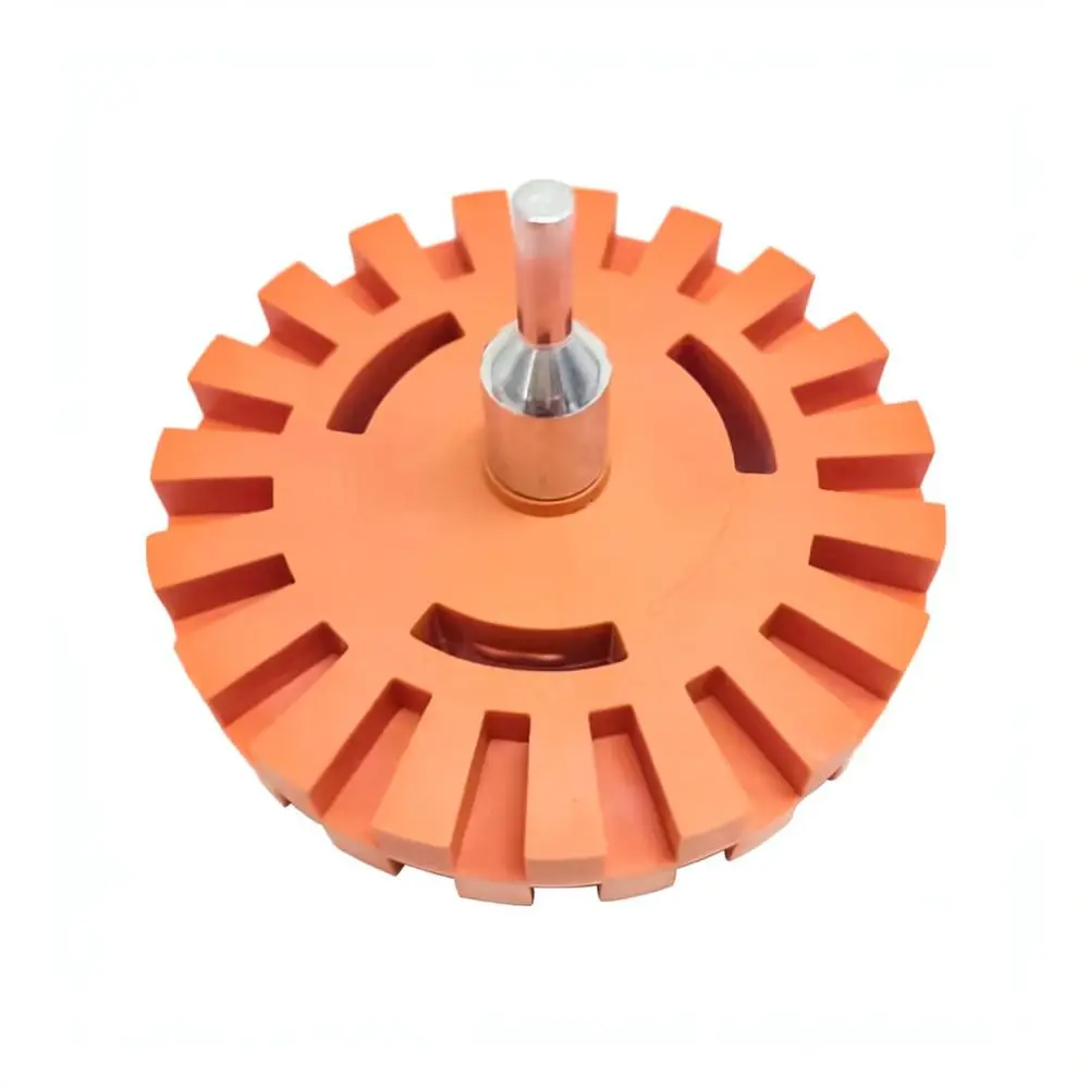 Rubber Eraser Wheel For Car Paint Safe Decal Remover Drill Attachment Adhesive Residue Removal Tool Industrial Surface Cleaner