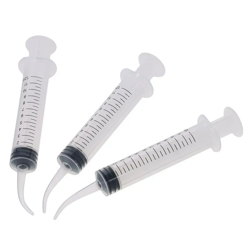12 Ml Syringes for Liquid – Individually Packed Sterile Plastic Syringes Without Needle for Teeth Washing, Dispensing Lip-gloss