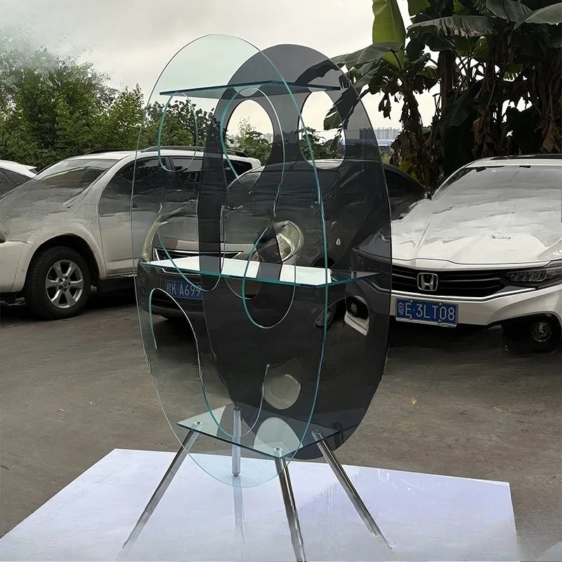 Acrylic Display Stand Round Figure Cabinet Shoe Display Cabinet