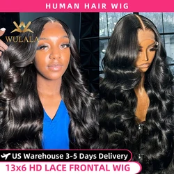 30 40 Inch Body Wave Human Hair Wigs 13x6 Hd Transparent Lace Front Wig 13x4 360 Lace Frontal Wig For Women Brazilian PrePlucked