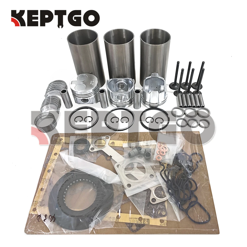 403D-11 Engine Rebuild Kit STD for Perkins 403D 403D-11 Liner Piston Ring Main Con Rod Bearing Valve Head Gasket Kit