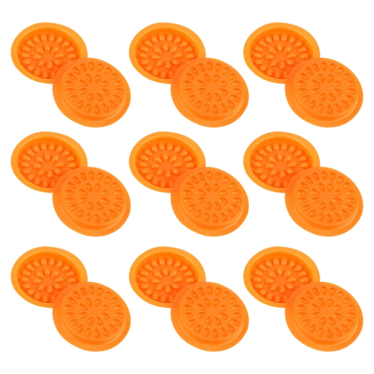 100 Stuks Lijm Lade Pvc Herbruikbare Waterdichte Lichtgewicht Valse Wimper Houder Bloemvorm Make-Up Tool Voor Wimper Extension Pads