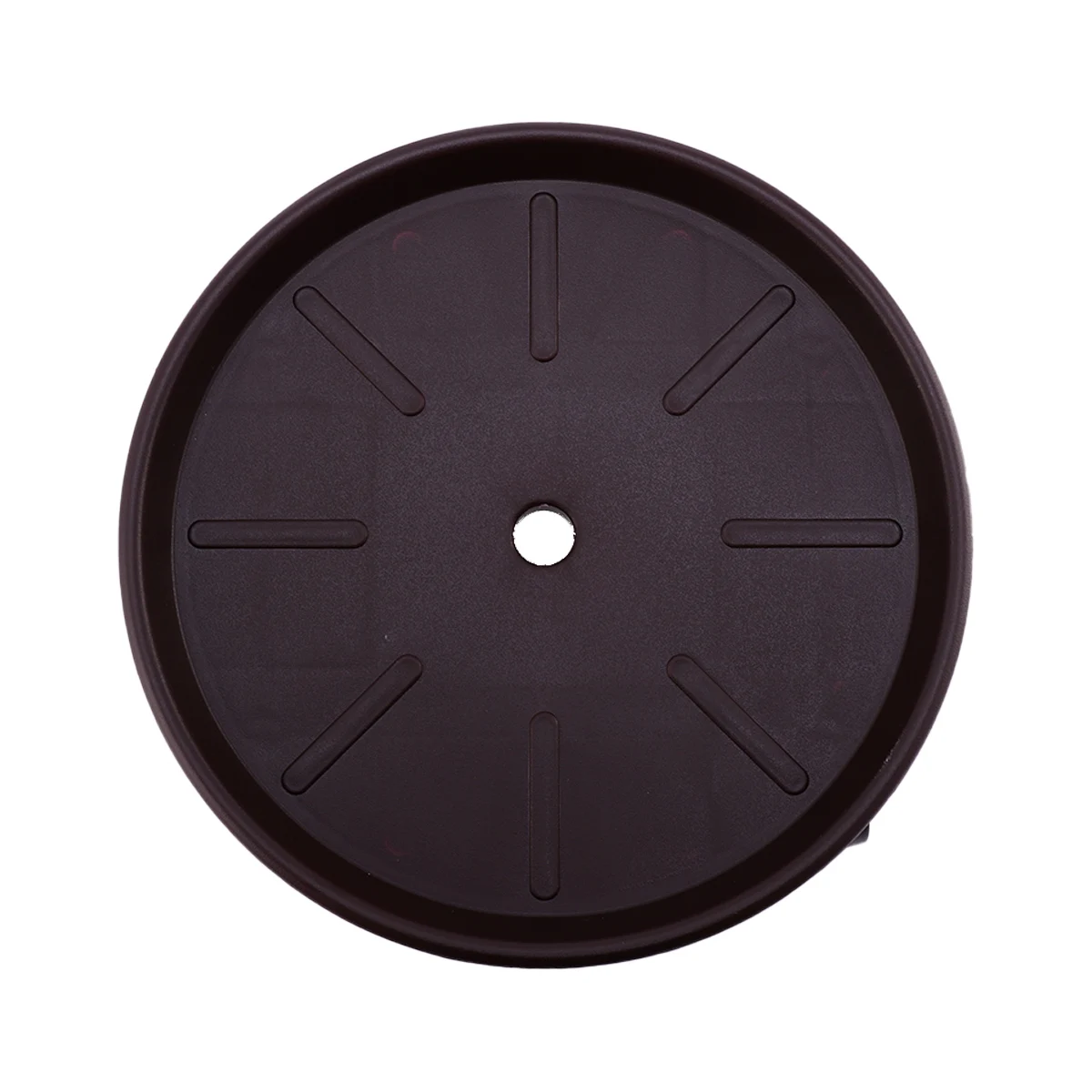 

1Pcs Movable Flowerpot Tray Plastic Durable Round Plant Pot Base with Wheels Water Box for Home Garden 27cm Outer 24cm Inner