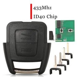 Jingyuqin 2 pulsanti chiave a distanza per auto 434Mhz ID40 Chip per Opel Zafira Astra g a Fod 93176615 BOSCH TS ASTRA System