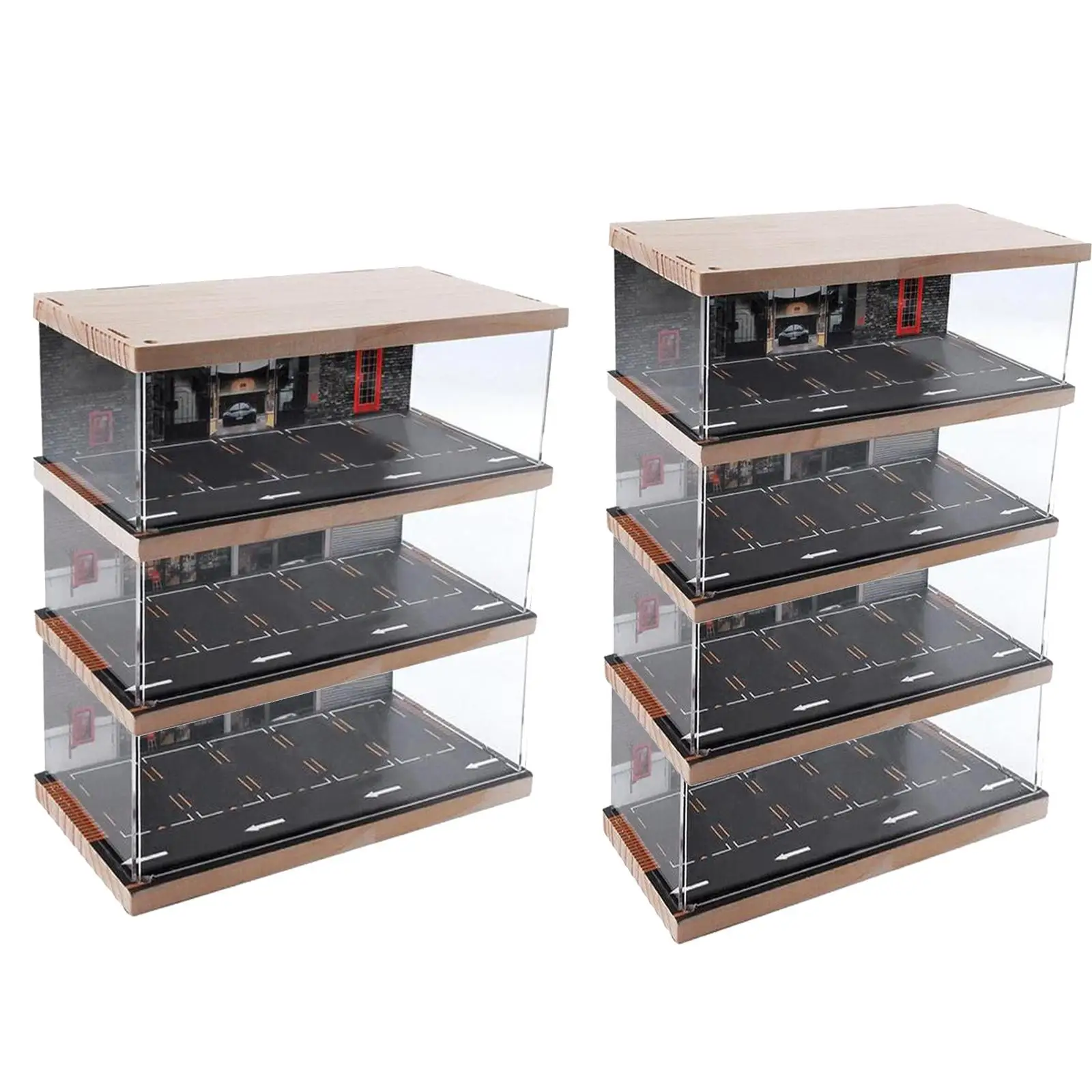 

1/64 Scale Diecast Model Car Display Case Car Garage Display Case, Protection