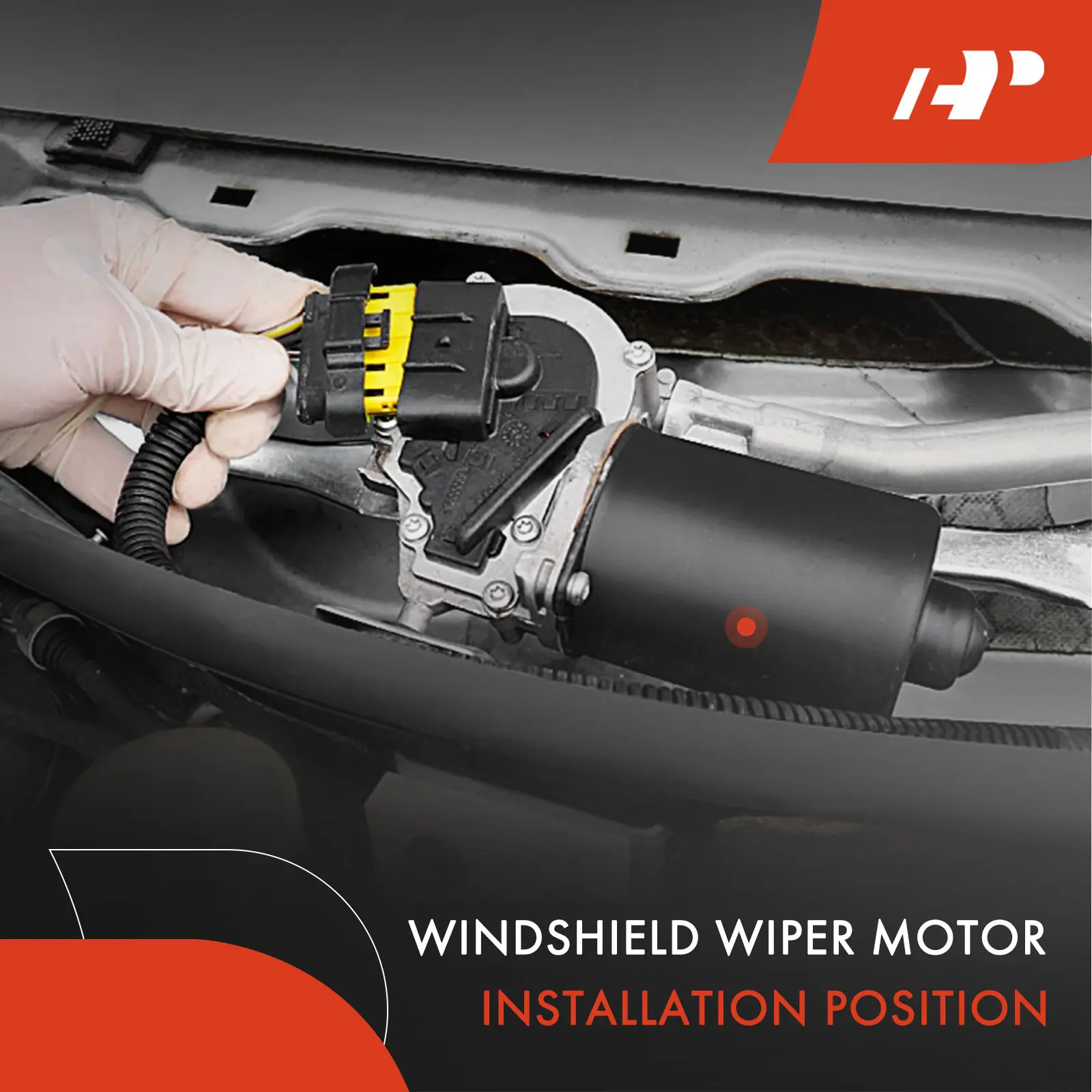 A-Premium Rear Windshield Wiper Motor for Hyundai Santa Fe Santa Fe XL Santa Fe Sport 2013-2018