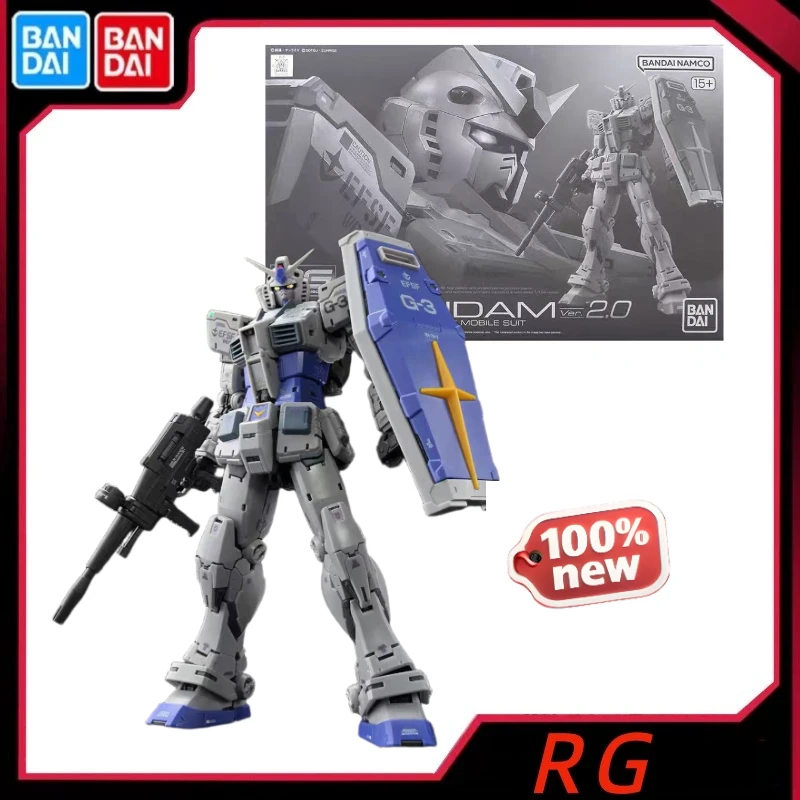 

In Stock Bandai Original Gundam RG PB Original 2.0 G3 Assembling Model Collect Holiday Gifts Decoration Ornaments Mecha Figures