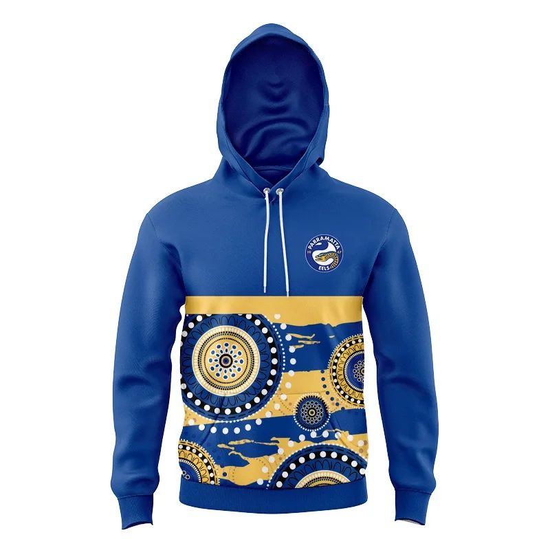 

ДЕТСКАЯ ФУТБОЛКА с капюшоном Parramatta Eel Indigenous Shirt