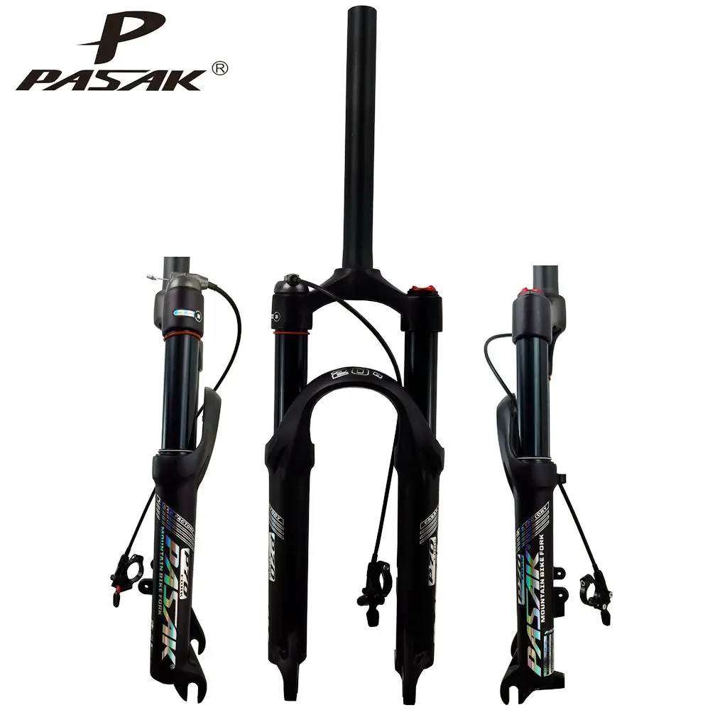 PASAK mountain bike shock absorber air fork/hard and soft adjustable lock 20 \