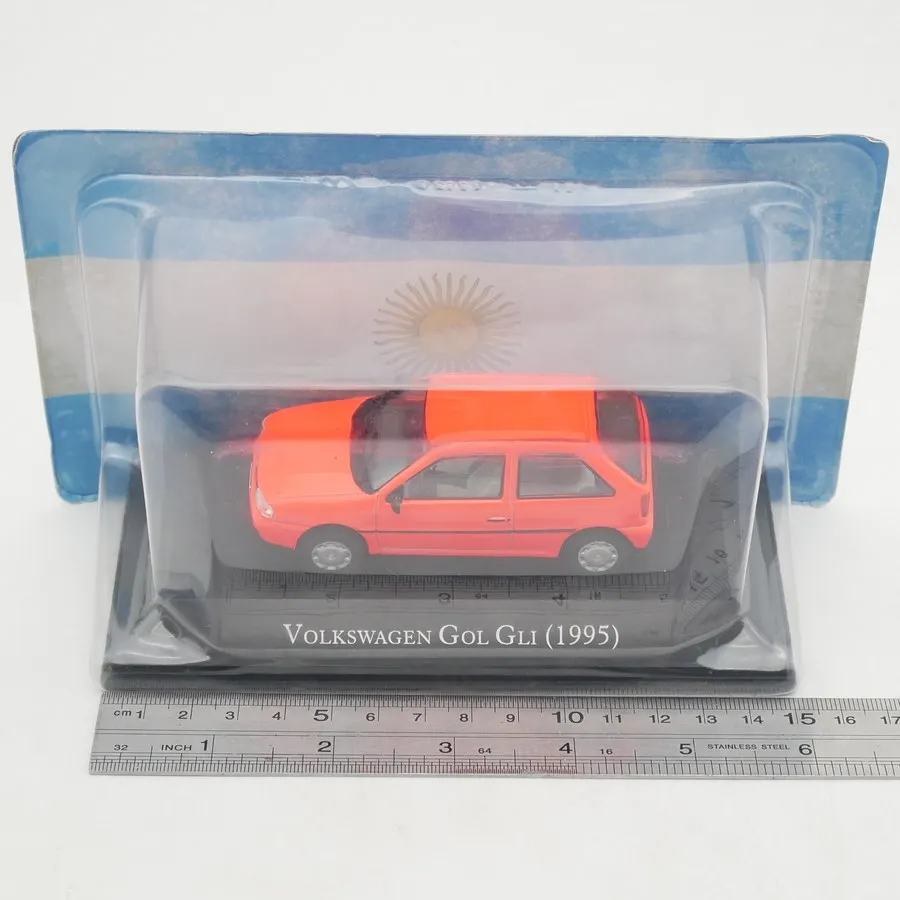 Diecast Ixo 1:43 Scale VW GOL GLI 1995 VW Two Door Sedan Alloy Car Model view 6