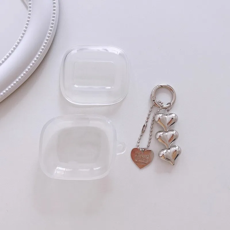 for JBL LIVE BEAM 3 / FLEX 3 / BUDS 3 Case Fashion Pendant Silicone Transparent Earphone Cover for JBL LIVE FLEX3 cover