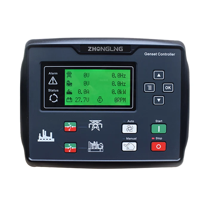 Genset Controller CLE 6120 UN ZHONGLING CLE 6110 UN HGM 6120 N Generator Parts Control Datakom Auto Start Control Module for