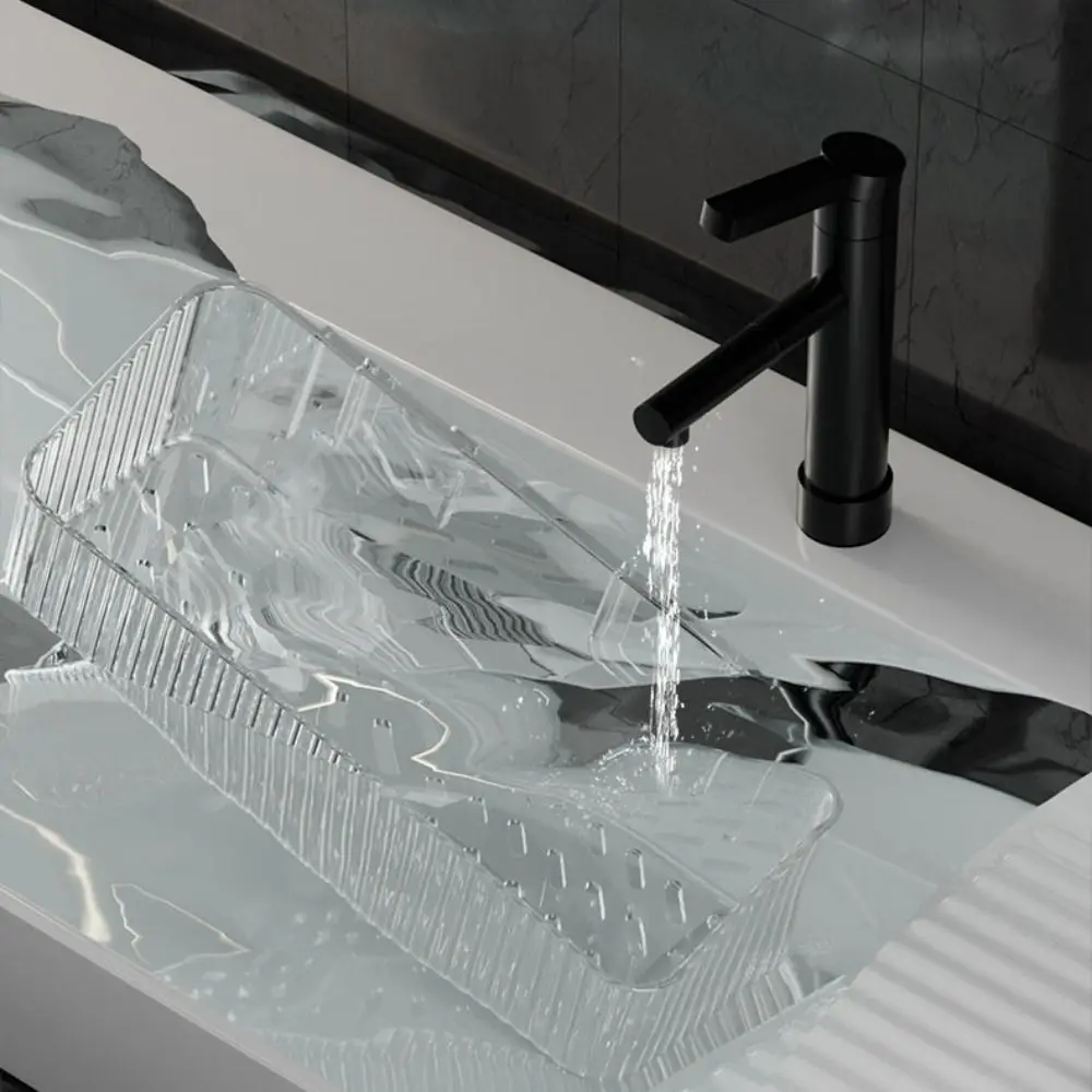 

Настенная полка на присоске, устойчивая стойка для хранения без перфорации, экономия места, прочная несущая способность, дренажная корзина для унитаза