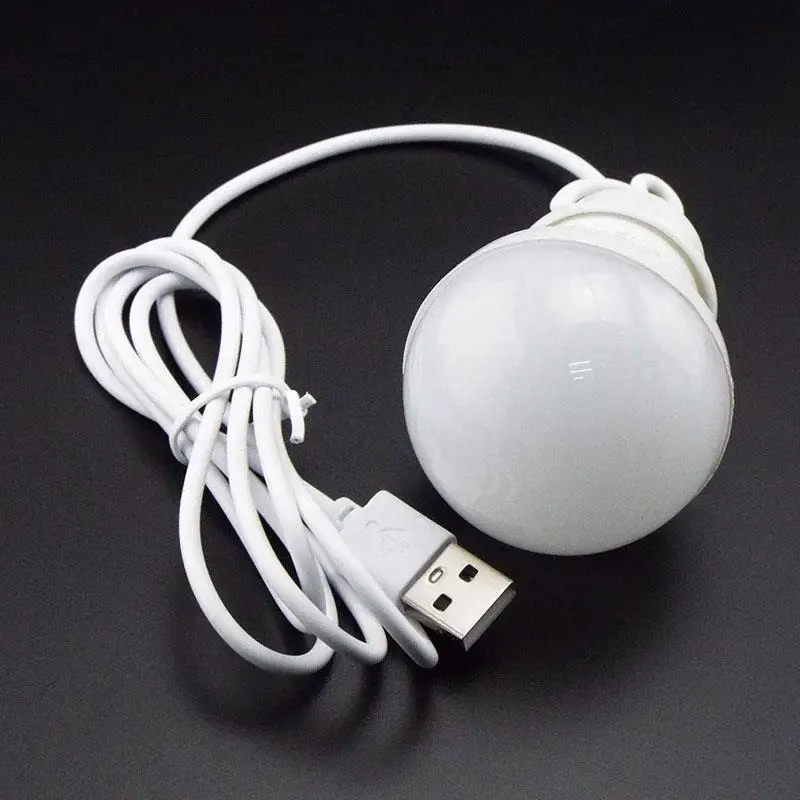 5V USB Power Portable Camping Lamp Lantern Mini LED Bulb Book Light Reading Study Table Super Birght for Outdoor