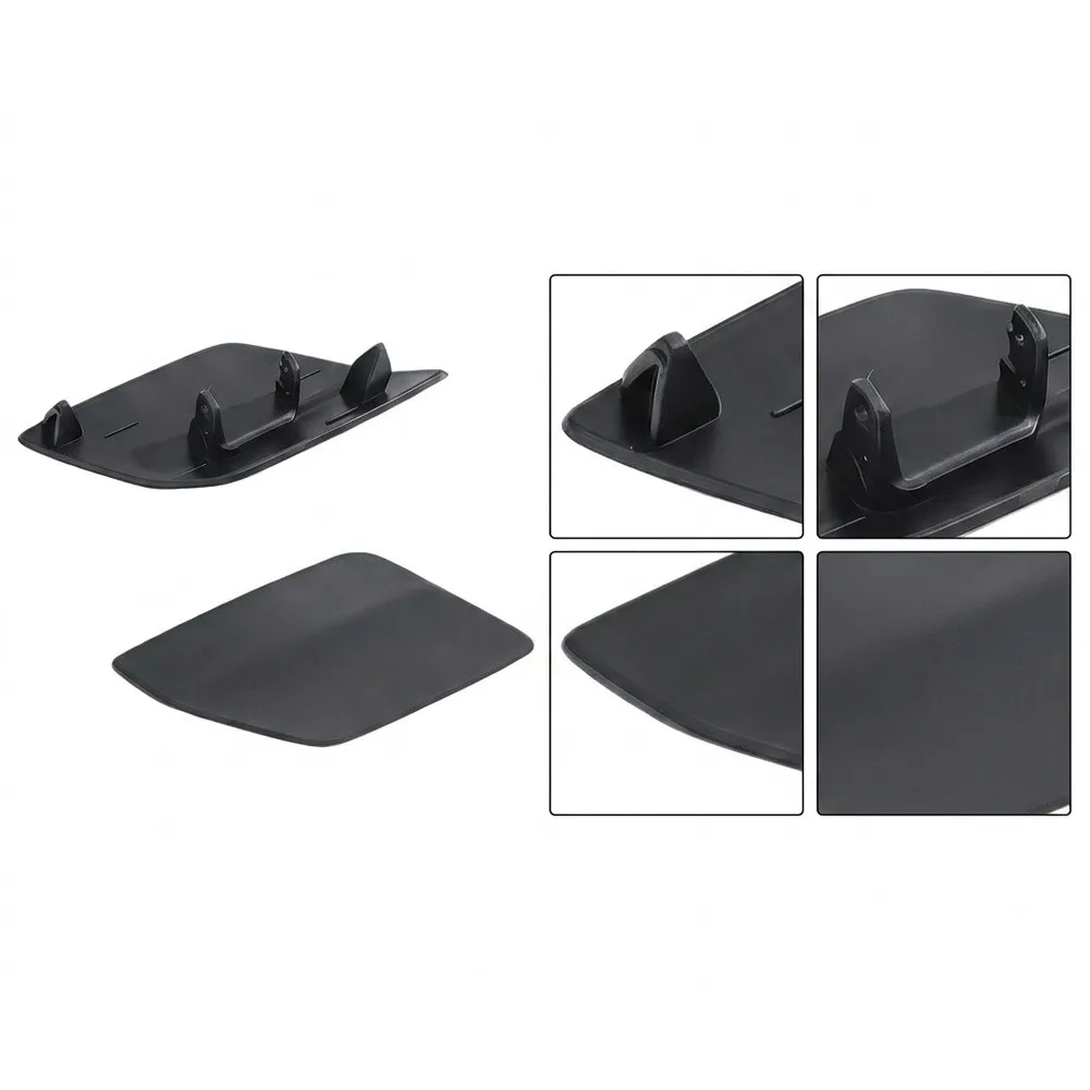 Pair For Golf MK6 2009-13 Front Headlight Washer Jet Spray Cover Cap Nozzle Lid Bumper Insert 5K0955110A 5K0955109A Replacement