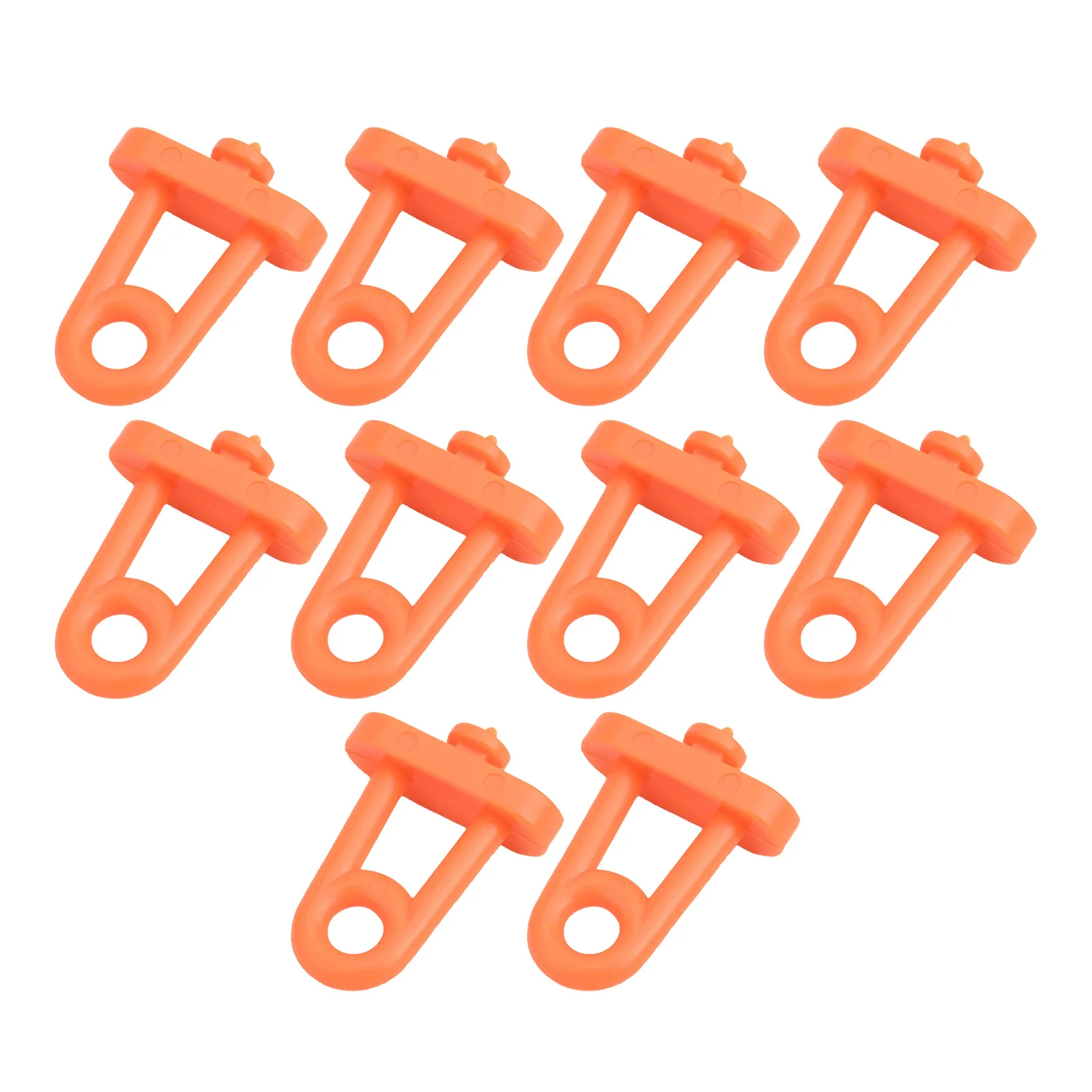 For Hole Plate For Storage Tools Wall-Mounted Storage Tool Organization Garage Storage 10pcs Set Lightweight Orange Color